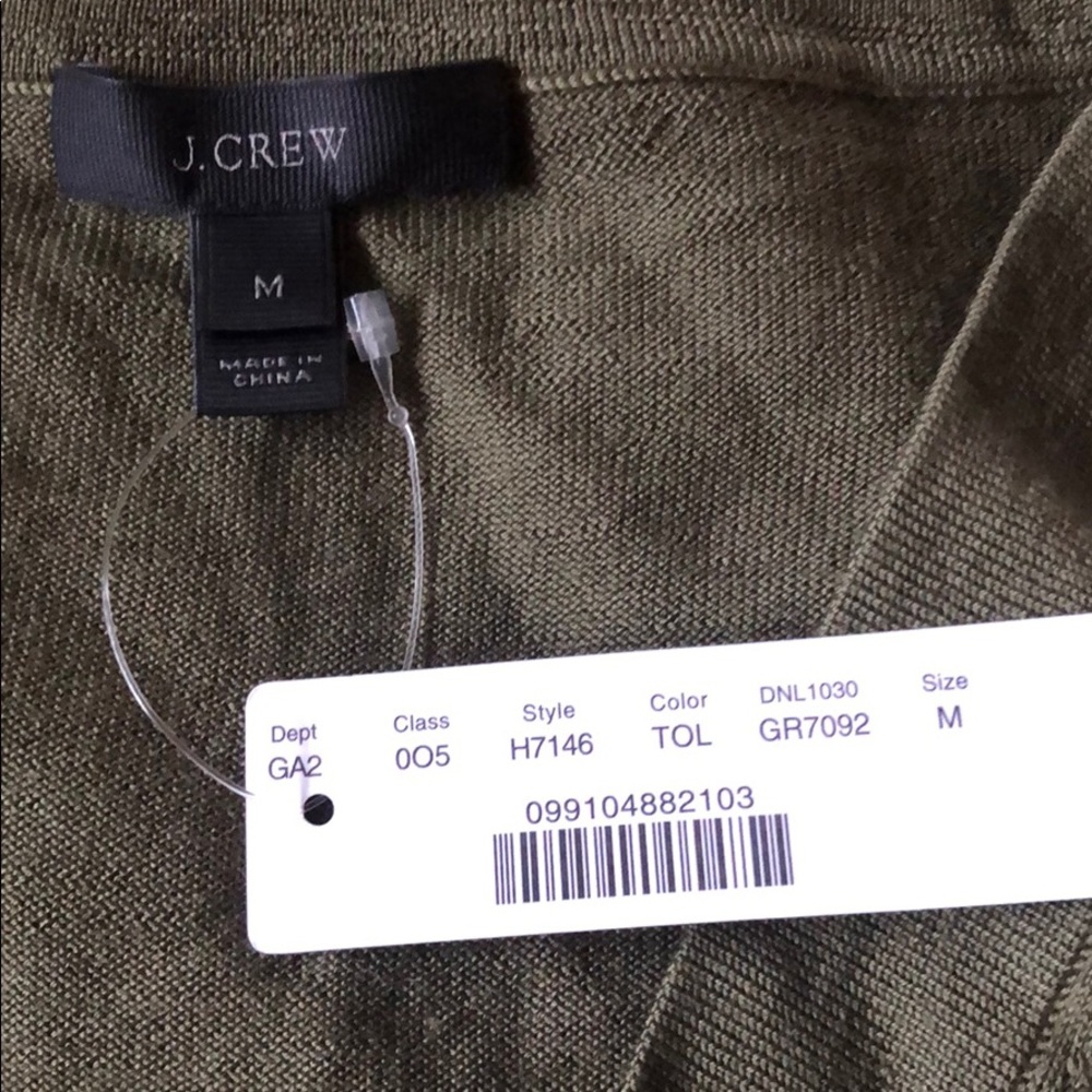 J. Crew crossover Merino sweater medium - Picture 5 of 8